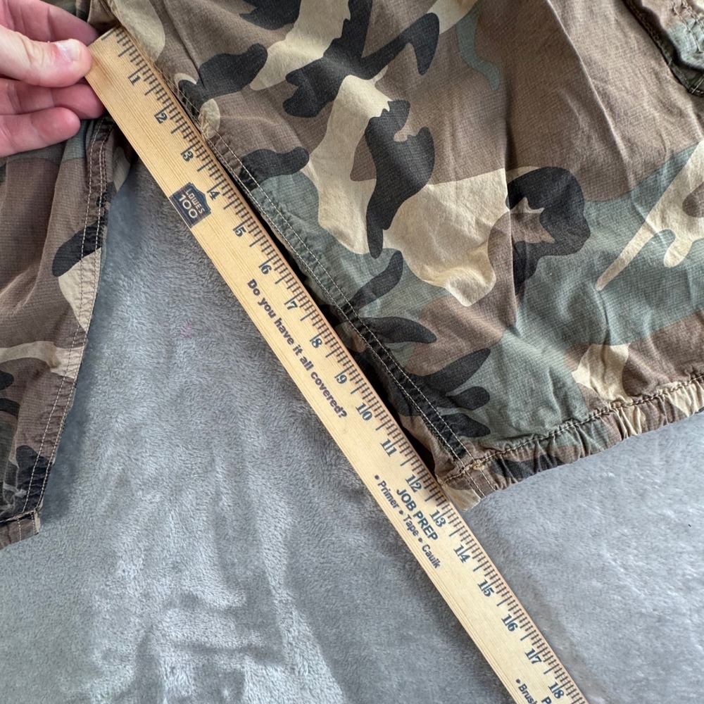 Camo Cargo Shorts Mens 46 New Tactical Streetwear Y2K Utility Baggy Ripstop - Picture 9 of 13